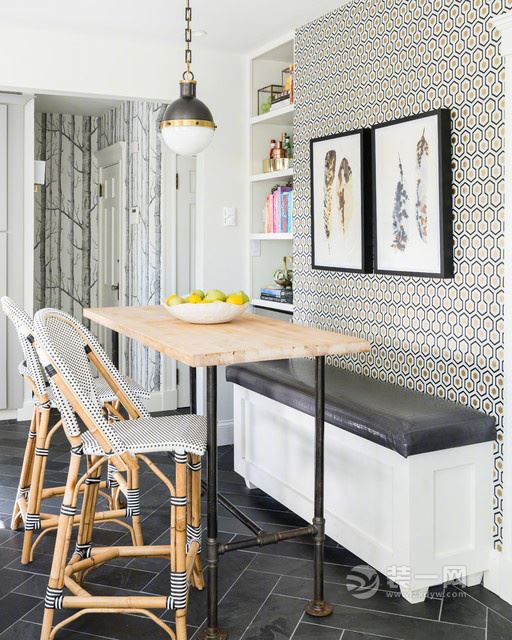 小户型餐厅卡座设计容纳更多人 9款设计最爱第5款